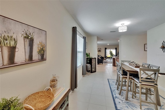 1398 Crescent Hoop Way, Wesley Chapel, FL 33543 - dining area featuring light tile patterned floors
