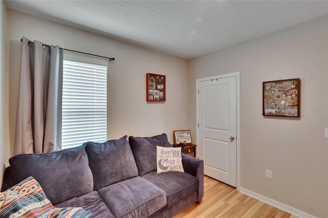 1398 Crescent Hoop Way, Wesley Chapel, FL 33543 - living area featuring light wood-type flooring and baseboards