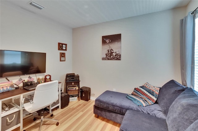 1398 Crescent Hoop Way, Wesley Chapel, FL 33543 - office area featuring light wood-style floors