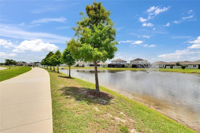 1398 Crescent Hoop Way, Wesley Chapel, FL 33543 - view of street featuring a water view and a residential view
