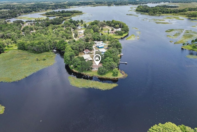 1226 S Telephone Point Rd, Inverness, FL 34450 - drone / aerial view of a nearby body of water