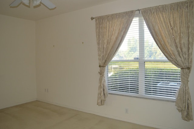 1922 Sassafras Dr, Wesley Chapel, FL 33543 - unfurnished room featuring a ceiling fan, carpet flooring, and baseboards