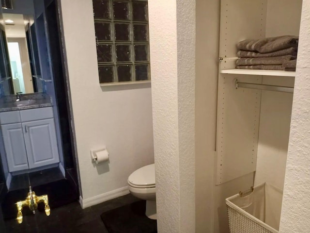 21103 Patio View Ct Unit 3302, Lutz, FL 33558 - bathroom with toilet, vanity, and baseboards