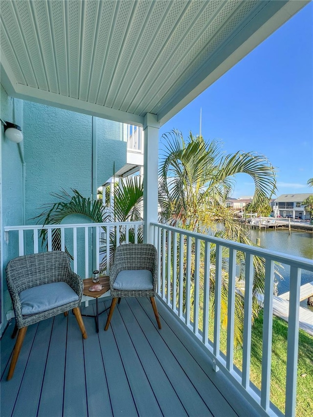 659 Garland Cir, Indian Rocks Beach, FL 33785 - balcony with a water view