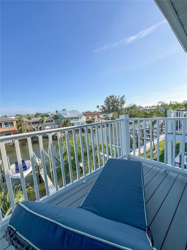 659 Garland Cir, Indian Rocks Beach, FL 33785 - balcony featuring a water view