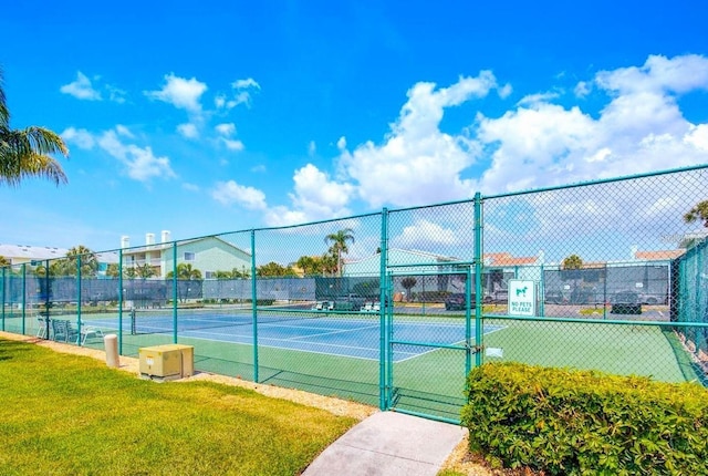 659 Garland Cir, Indian Rocks Beach, FL 33785 - view of tennis court