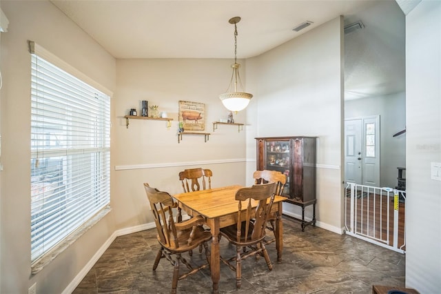 2507 Dewberry St, Valrico, FL 33596 - dining room featuring stone finish flooring and baseboards