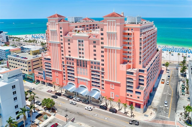 301 S Gulfview Blvd Unit 301, Clearwater Beach, FL 33767 - view of property featuring a water view and a view of city