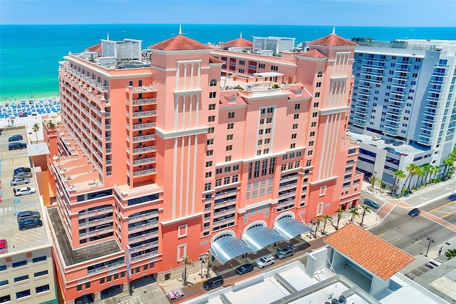 301 S Gulfview Blvd Unit 301, Clearwater Beach, FL 33767 - view of apartment building / complex with a water view