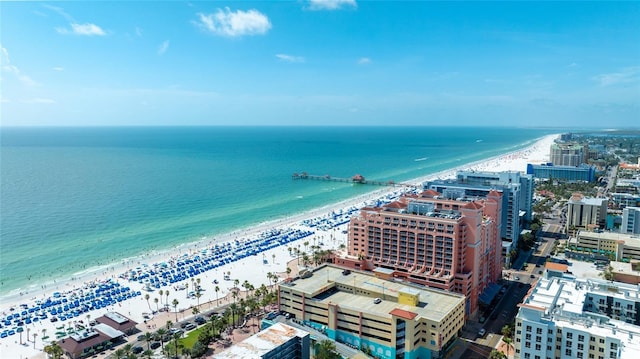301 S Gulfview Blvd Unit 301, Clearwater Beach, FL 33767 - aerial view of waterfront with a beach