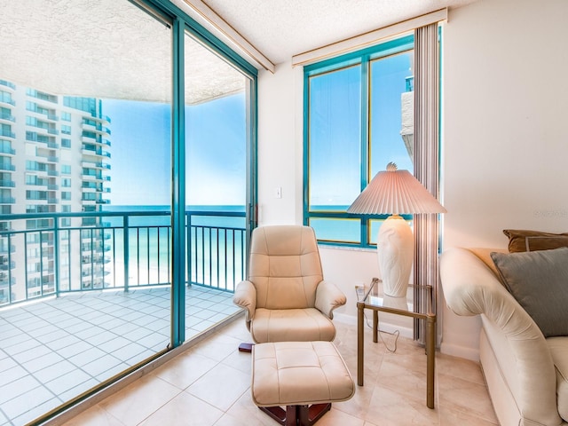1520 Gulf Blvd Unit 1505, Clearwater Beach, FL 33767 - sunroom with a water view