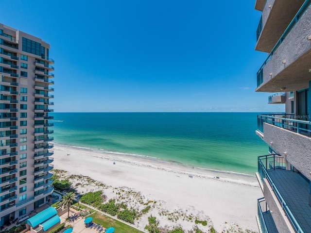 1520 Gulf Blvd Unit 1505, Clearwater Beach, FL 33767 - water view with local beach