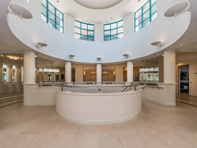 1520 Gulf Blvd Unit 1505, Clearwater Beach, FL 33767 - welcome area with a towering ceiling and recessed lighting