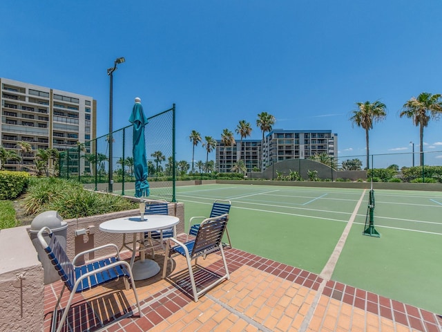 1520 Gulf Blvd Unit 1505, Clearwater Beach, FL 33767 - view of tennis court with community basketball court