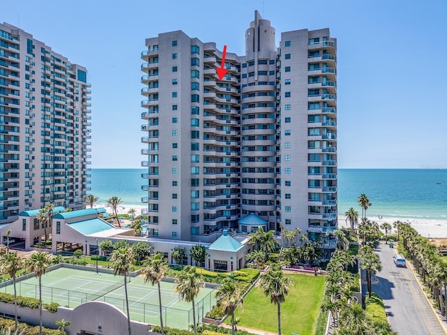 1520 Gulf Blvd Unit 1505, Clearwater Beach, FL 33767 - view of building exterior featuring view of water and beach