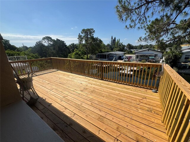 7330 New York Ave, Hudson, FL 34667 - view of wooden deck