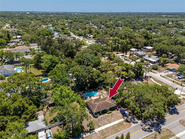1683 Pine St, Largo, FL 33774 - drone / aerial view of a pool area