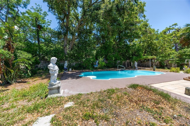 1683 Pine St, Largo, FL 33774 - view of swimming pool with a fenced backyard