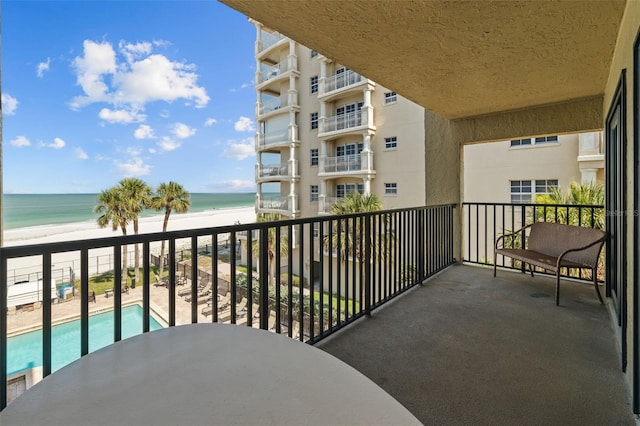 17710 Gulf Blvd Unit 304, Redington Shores, FL 33708 - balcony with view of water and beach