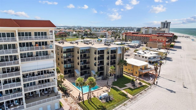 17710 Gulf Blvd Unit 304, Redington Shores, FL 33708 - view of apartment building / complex with a water view and a view of city