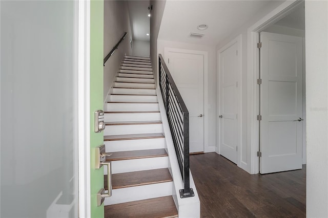 1330 W Gray St Unit 1, Tampa, FL 33606 - staircase with wood finished floors