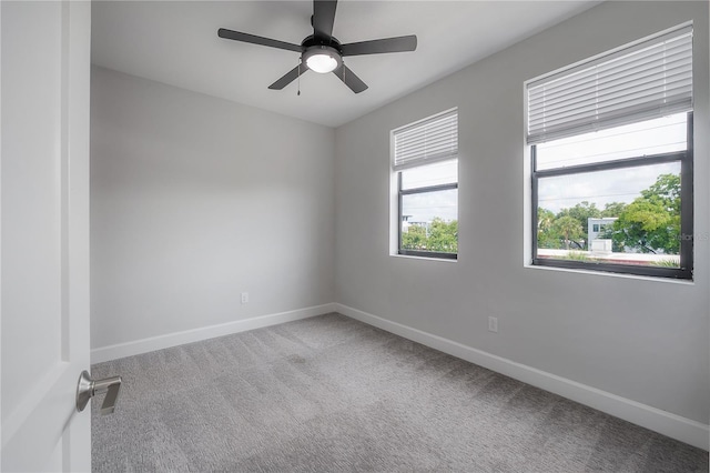 1330 W Gray St Unit 1, Tampa, FL 33606 - carpeted spare room with baseboards and ceiling fan