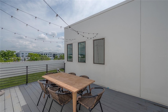 1330 W Gray St Unit 1, Tampa, FL 33606 - wooden terrace with outdoor dining space