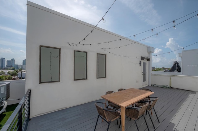 1330 W Gray St Unit 1, Tampa, FL 33606 - wooden terrace with outdoor dining space