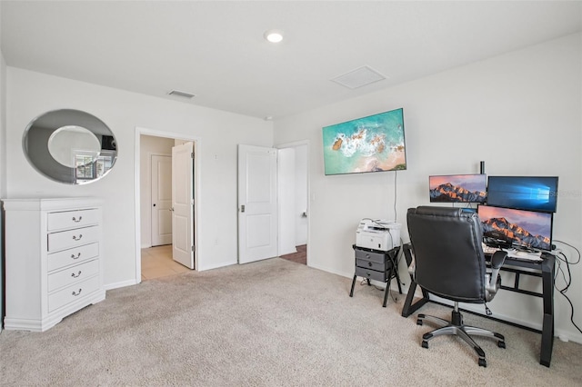 10233 Opaline Sky Pl, Riverview, FL 33578 - home office with carpet and baseboards