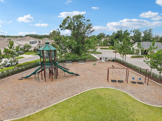 10233 Opaline Sky Pl, Riverview, FL 33578 - community play area featuring a residential view