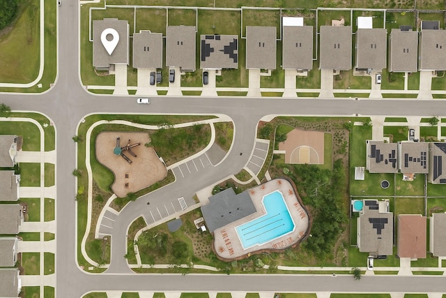 10233 Opaline Sky Pl, Riverview, FL 33578 - aerial overview of property's location with a pool