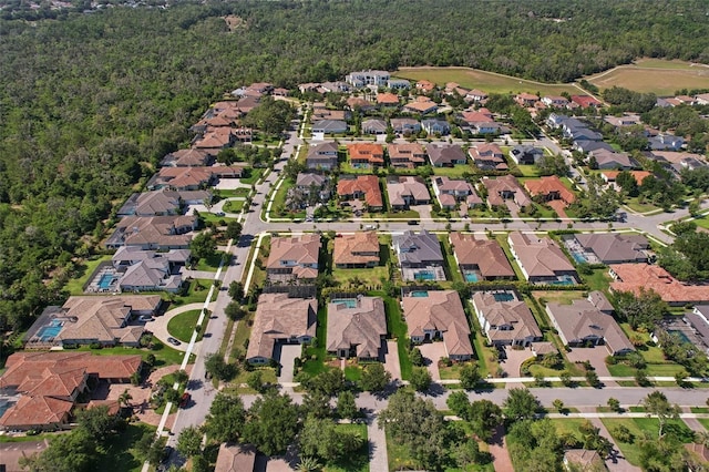 14715 Fishhawk Preserve Dr, Lithia, FL 33547 - view of property location with a heavily wooded area and nearby suburban area