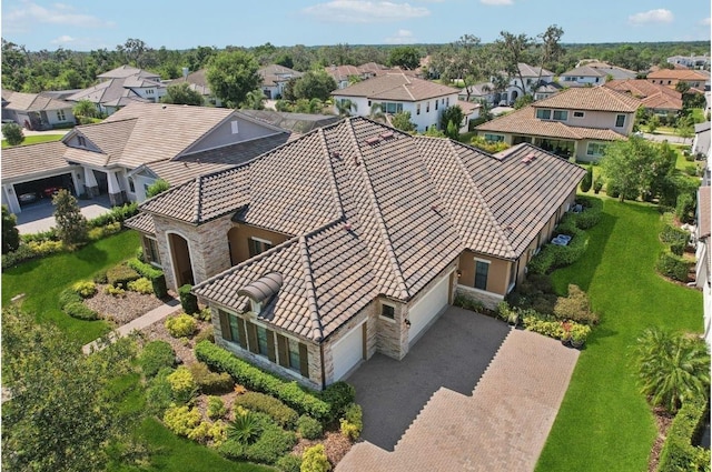 14715 Fishhawk Preserve Dr, Lithia, FL 33547 - aerial perspective of suburban area
