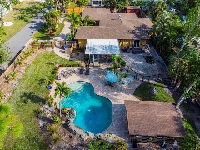 4301 S Lockwood Ridge Rd, Sarasota, FL 34231 - view of subject property with a pool