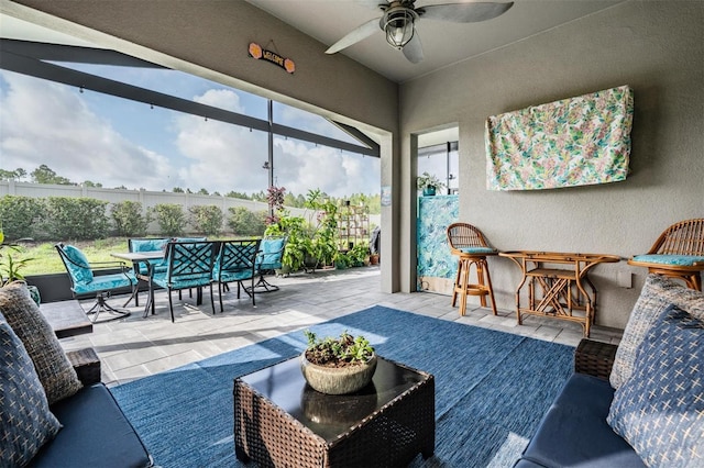 4620 Ballast Crest Cv, Land O Lakes, FL 34638 - sunroom / solarium with plenty of natural light