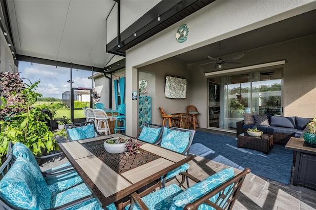 4620 Ballast Crest Cv, Land O Lakes, FL 34638 - sunroom / solarium featuring plenty of natural light