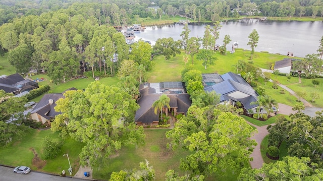 707 Warren Rd, Lutz, FL 33548 - bird's eye view of a nearby body of water