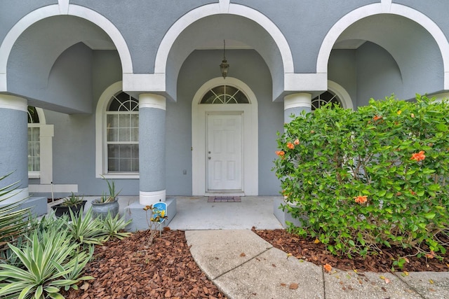 3703 Treeline Dr, Valrico, FL 33596 - entrance to property with stucco siding