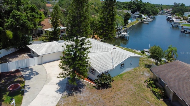 10744 Drummond Rd, Tampa, FL 33615 - aerial view of a large body of water