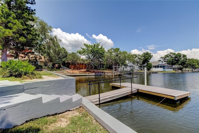10744 Drummond Rd, Tampa, FL 33615 - dock area featuring a water view
