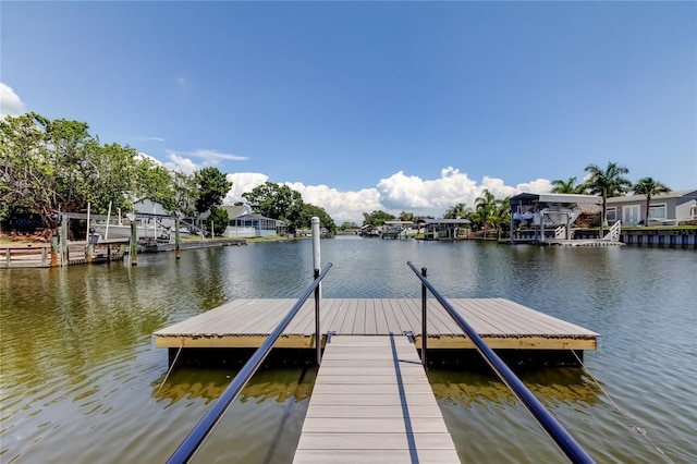 10744 Drummond Rd, Tampa, FL 33615 - dock featuring a water view