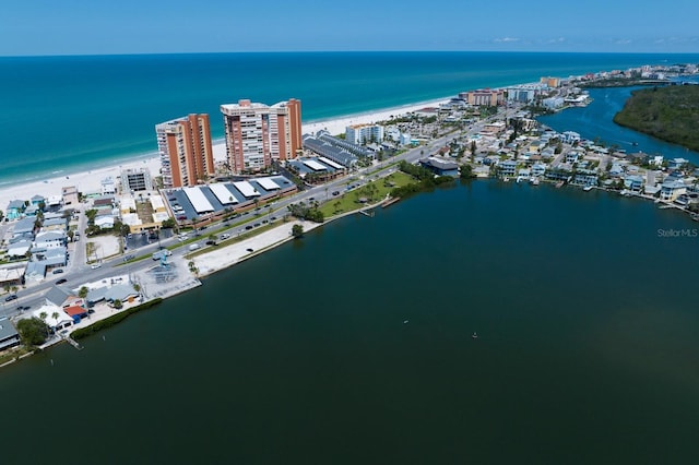 17920 Gulf Blvd Unit 1806, Redington Shores, FL 33708 - aerial overview of property's location with a nearby body of water and nearby urban area