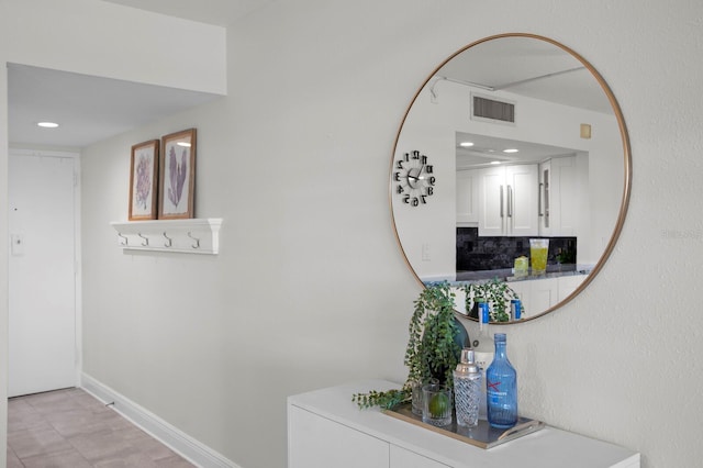 17920 Gulf Blvd Unit 1806, Redington Shores, FL 33708 - hall featuring recessed lighting and baseboards