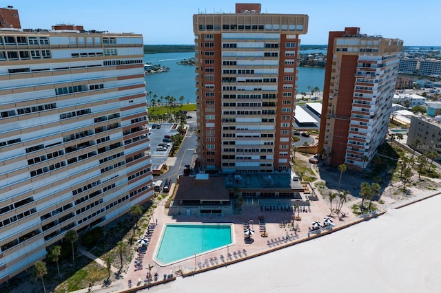 17920 Gulf Blvd Unit 1806, Redington Shores, FL 33708 - view of property featuring a water view and a city view
