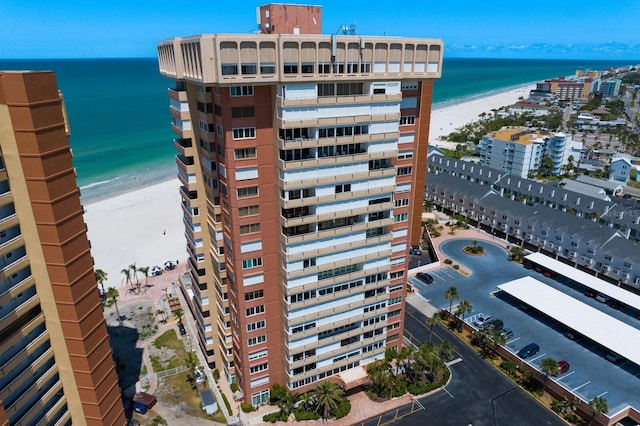 17920 Gulf Blvd Unit 1806, Redington Shores, FL 33708 - view of apartment building / complex with view of water and beach and a city view