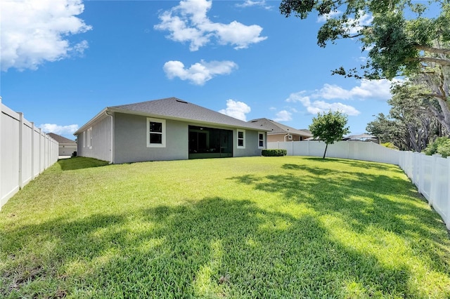 12957 Satin Lily Dr, Riverview, FL 33579 - back of house with stucco siding