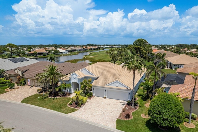 987 Chickadee Dr, Venice, FL 34285 - aerial view of residential area with a nearby body of water