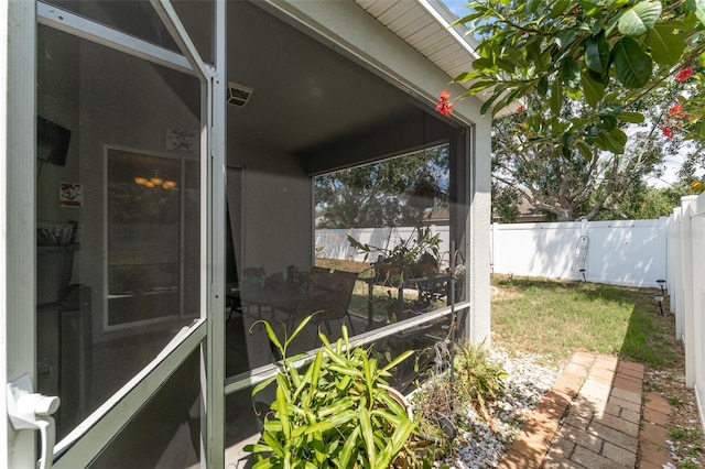 13803 Chalk Hill Pl, Riverview, FL 33579 - view of sunroom / solarium
