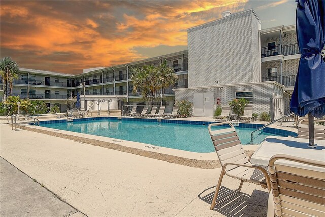 4050 4th St N Unit 205, Saint Petersburg, FL 33703 - community pool with a patio