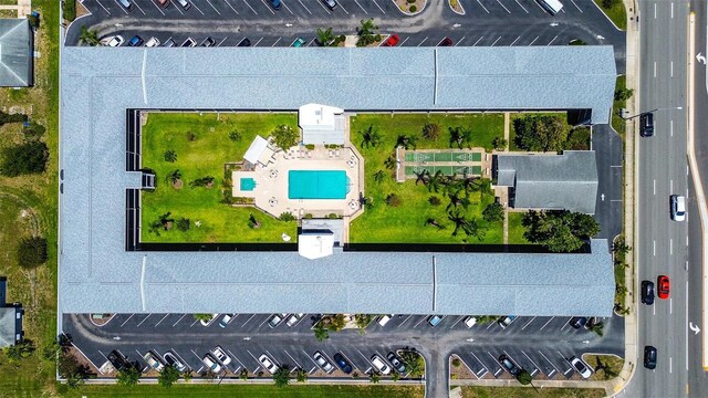 4050 4th St N Unit 205, Saint Petersburg, FL 33703 - aerial view of a pool area